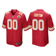 Custom Nfl Jersey, Youth's Kansas City Chiefs #00 Custom Home Game Jersey - Red