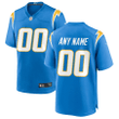 Custom Nfl Jersey, Men's Los Angeles Chargers Custom Game Jersey - Powder Blue
