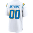 Custom Nfl Jersey, Men's Los Angeles Chargers Home Custom Game Jersey - White