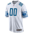 Custom Nfl Jersey, Youth's Detroit Lions Road Custom Game Jersey - White