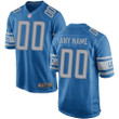 Custom Nfl Jersey, Youth's Detroit Lions Home Custom Game Jersey - Blue