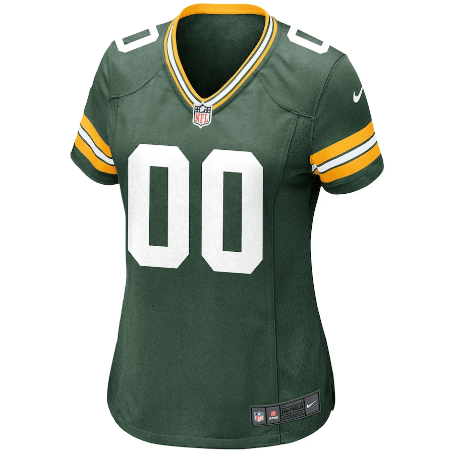 Custom Nfl Jersey, Women's Green Bay Packers Home Game Custom Jersey - Green
