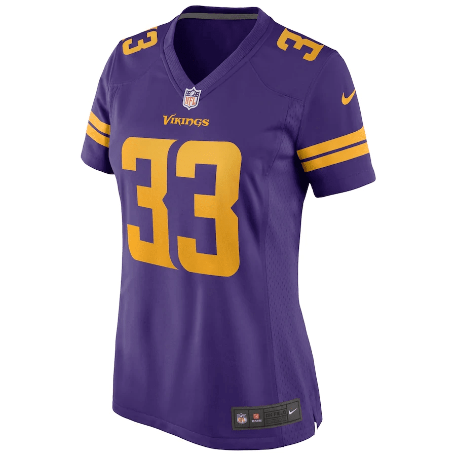 Custom Nfl Jersey, Women's Minnesota Vikings Alternate Custom Game Jersey - Purple