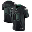 Custom Nfl Jersey, Youth Philadelphia Eagles 2018 Lights Out Color Rush Limited Black Customized Jersey