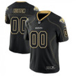 Custom Nfl Jersey, Men's New Orleans Saints 2018 Lights Out Color Rush Limited Black Customized Jersey