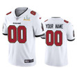 Custom Nfl Jersey, Men's Tampa Bay Buccaneers ACTIVE PLAYER Custom White 2021 Super Bowl LV Limited Stitched Jersey