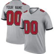 Custom Nfl Jersey, Youth Custom Tampa Bay Buccaneers Inverted Jersey - Legend Gray