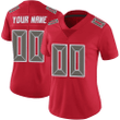 Custom Nfl Jersey, Women's Custom Tampa Bay Buccaneers Color Rush Jersey - Limited Red