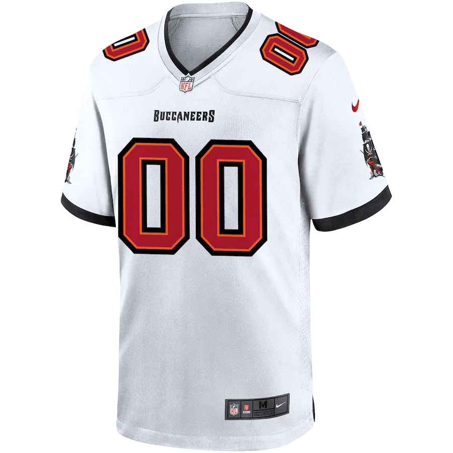 Custom Nfl Jersey, Youth's Tampa Bay Buccaneers Road Custom Game Jersey - White
