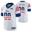 Custom Nfl Jersey, Los Angeles Rams Custom White Independence Day Vapor Limited Jersey