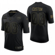 Custom Nfl Jersey, Men's Seattle Seahawks Custom Black 2020 Salute To Service Limited Jersey