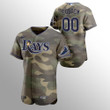 Youth Tampa Bay Rays Custom Camo 2021 Armed Forces Day  Jersey