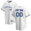 Youth Toronto Blue Jays White Home Replica Custom Jersey