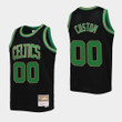 Youth Boston Celtics #00 Custom Reload Hardwood Classics Jersey Black