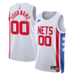 Youth Brooklyn Nets Custom #00 2022/23 Classic Swingman Jersey
