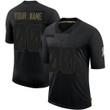 Custom Nfl Jersey, Custom Dallas Cowboys Men's Limited Custom 2020 Salute To Service Jersey - Black