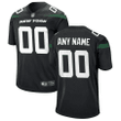 Custom Nfl Jersey, New York Jets Men's Custom Game Jersey - Black