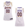 Customize Lakers Jersey, Women's Los Angeles Lakers #00 Custom Association Swingman Jersey - White