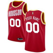NBA Houston Rockets Jersey Custom Red 2020