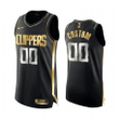 Los Angeles Clippers Jersey Custom 2020 21 Black Golden Edition Swingman