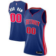 Detroit Pistons Swingman Blue Custom Jersey - Icon Edition - Women's