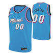 Custom Miami Heat Jersey, Custom Miami Heat NBA City Edition Blue Jersey