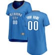 Oklahoma City Thunder Women's Fast Break Custom Jersey Blue - Icon Edition