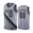 Portland Trail Blazers Customized Gray NBA Swingman 2020-21 Earned Edition Jersey