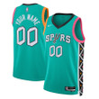 Custom #00 San Antonio Spurs City Edition Swingman Jersey 2022-23 - Men's