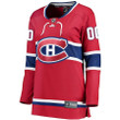 Montreal Canadiens Wairaiders Women's Home Breakaway Custom Jersey - Red , NHL Jersey, Hockey Jerseys