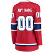 Montreal Canadiens Wairaiders Women's Home Breakaway Custom Jersey - Red , NHL Jersey, Hockey Jerseys