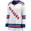 New York Rangers Wairaiders Women's Away Breakaway Custom Jersey - White , NHL Jersey, Hockey Jerseys