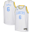 Lakers City Jersey 2023, Youth's LeBron James Los Angeles Lakers 2022/23 Swingman Jersey White - Classic Edition