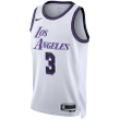 Lakers City Jersey 2023, Men's Anthony Davis Los Angeles Lakers 2022/23 Swingman Jersey - City Edition - White
