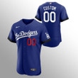 Men's Custom Los Angeles Dodgers Royal 2021 City Connect Jersey
