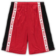 Chicago Bulls s Branded Big & Tall Tape Mesh Shorts - Red/Black