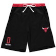 Coby White Chicago Bulls Big & Tall French Terry Name & Number Shorts - Black