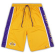 Los Angeles Lakers s Branded Big & Tall Referee Iconic Mesh Shorts - Gold