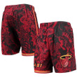 Miami Heat  Hardwood Classics Lunar New Year Swingman Shorts - Red