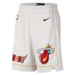 Miami Heat  2022/23 City Edition Swingman Shorts - White