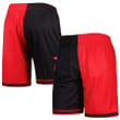 Philadelphia 76ers  Hardwood Classics 2000 Split Swingman Shorts - Black/Red