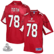 Men's Brett Toth Arizona Cardinals NFL Pro Line Player- Cardinal Jersey