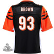 Women's  Andrew Brown Cincinnati Bengals NFL Pro Line  Player- Black Jersey