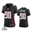 Men's Atlanta Falcons Marlon Davidson Black 2020 NFL Draft Game Jersey