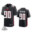 Men's Atlanta Falcons Marlon Davidson Black 2020 NFL Draft Game Jersey