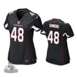 Men's Arizona Cardinals Isaiah Simmons Black 2020 NFL Draft Game Jersey