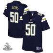 Women's  Curtis Akins Los Angeles Chargers NFL Pro Line  Team Player- Navy Jersey