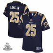Women's  David Long Los Angeles Rams NFL Pro Line  Player- Navy Jersey