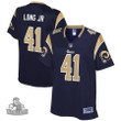 Women's  David Long Jr Los Angeles Rams NFL Pro Line  Team Player- Navy Jersey