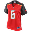 Women's  Chad Kanoff Tampa Bay Buccaneers NFL Pro Line  Team Player Jersey - Red